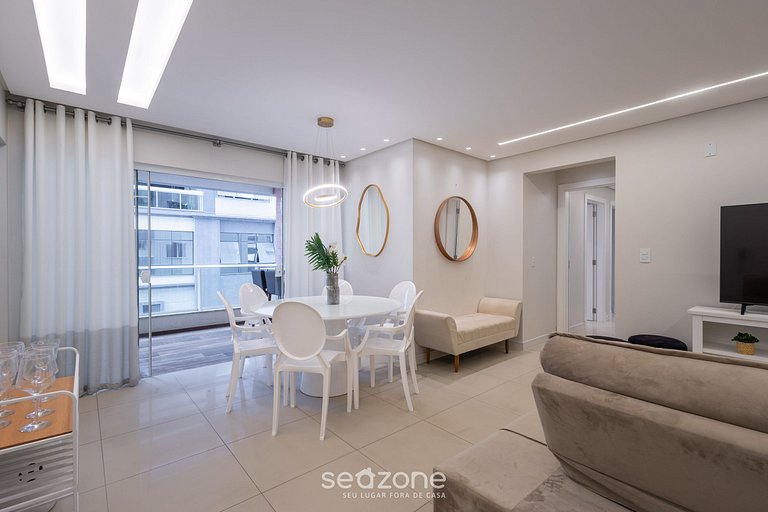 Depto 3H completo c/ parrilla a 450m del mar