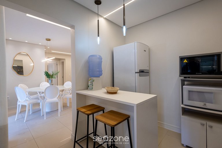 Depto 3H completo c/ parrilla a 450m del mar