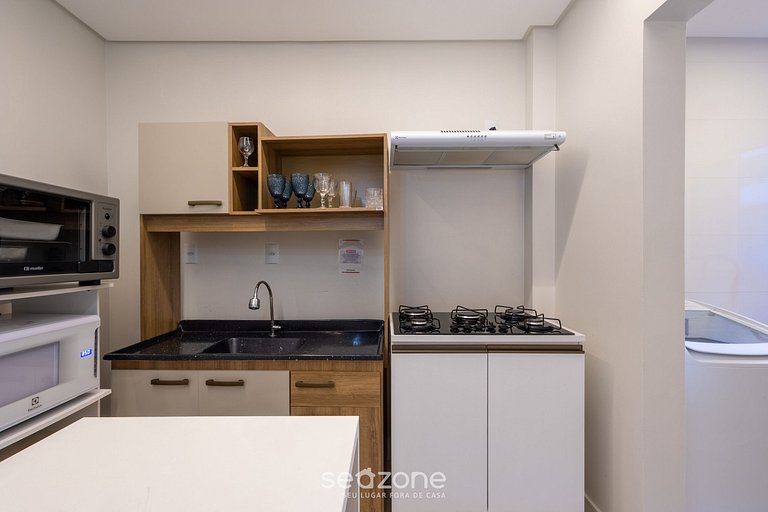 Depto 3H completo c/ parrilla a 450m del mar