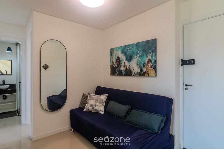 Depto 2 dorm., parrilla y vista 550m playa OMC1303