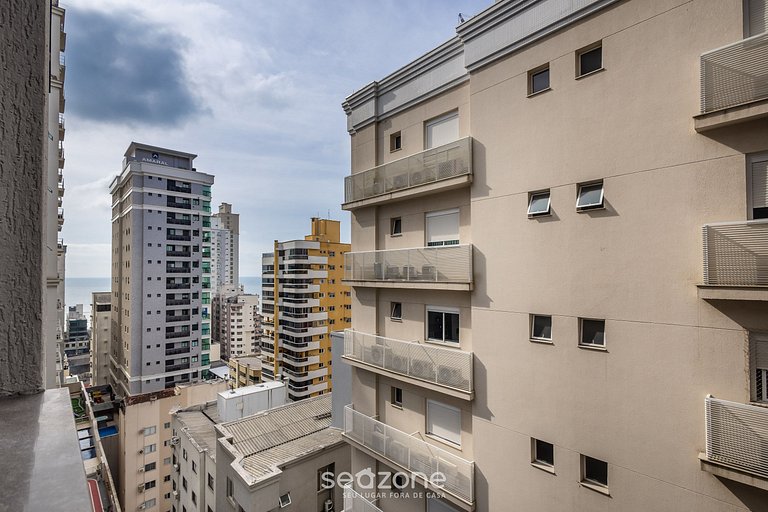 Conforto 350m praia c/ piscina e academia IFT1308