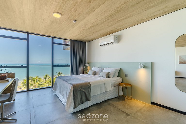 Hermoso estudio vista al mar frente mar NWT0708