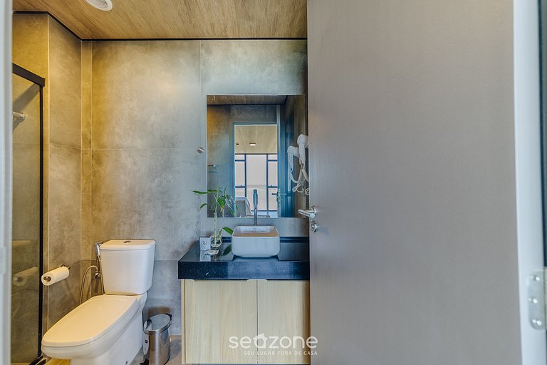 Hermoso estudio vista al mar frente mar NWT0708