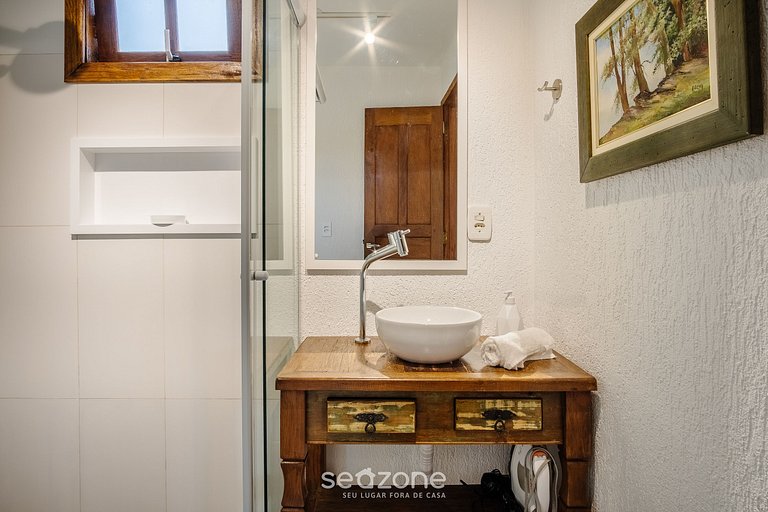 Acogedor estudio planta baja Praia do Rosa PRN0001