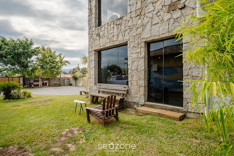 Acogedor estudio planta baja Praia do Rosa PRN0001