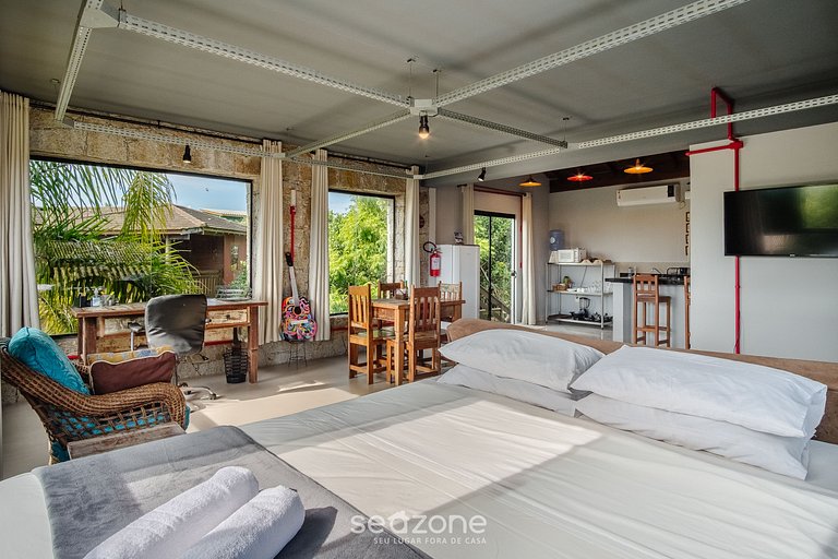 Refúgio confortável na Praia do Rosa PRN0002