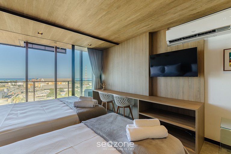 Studio en Maceió con increíble vista al Mar NWT1013