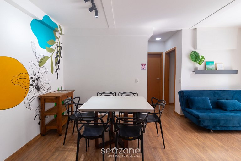 Apto exclusivo c/ vista para piscina e mar VAC0708