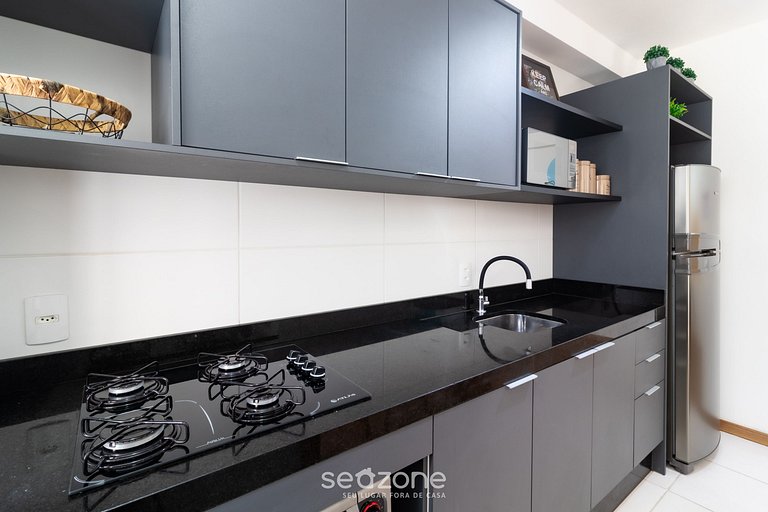 Apto con vista a la piscina y al mar VAC0708