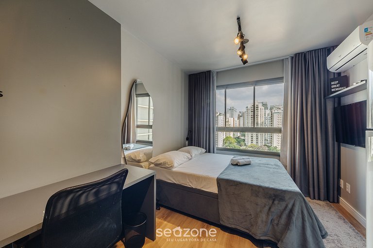 Estúdio Prático a 1,3km do Metrô GBA1104