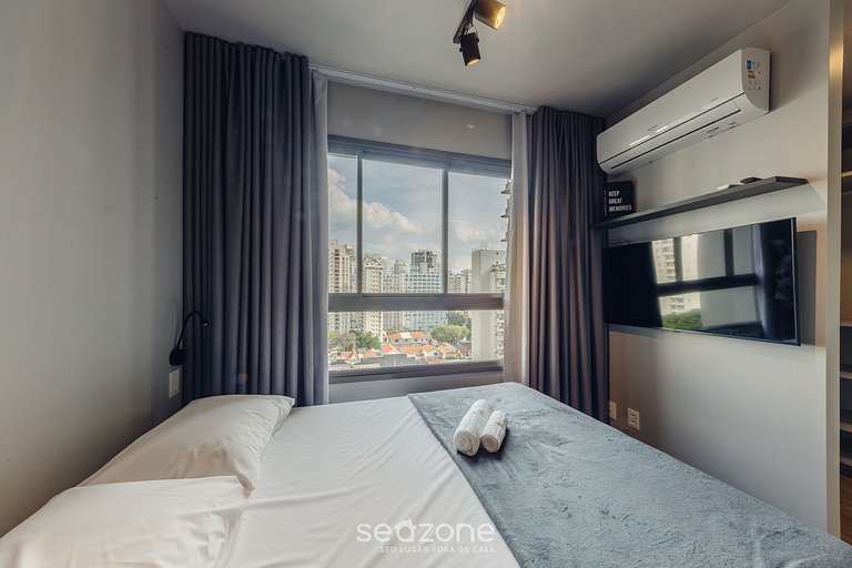 Estúdio Prático a 1,3km do Metrô GBA1104