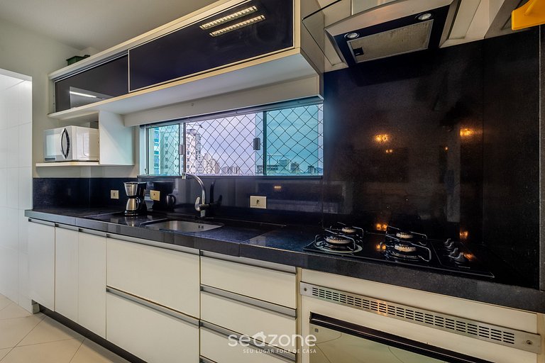 Apto 3Q c/ Varanda Gourmet a 250m do Mar – VIM0602