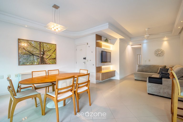 Apto 3 dorms c balcón gourmet a 250m d mar VIM0602