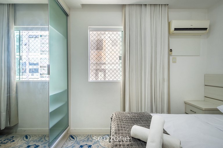 Apto 3 dorms c balcón gourmet a 250m d mar VIM0602