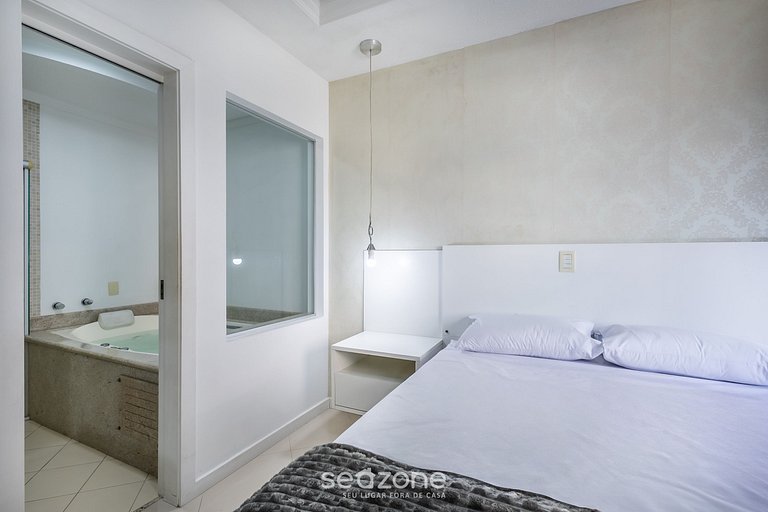 Apto 3 dorms c balcón gourmet a 250m d mar VIM0602