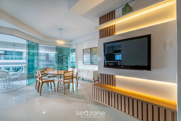 Apto 3 dorms c balcón gourmet a 250m d mar VIM0602