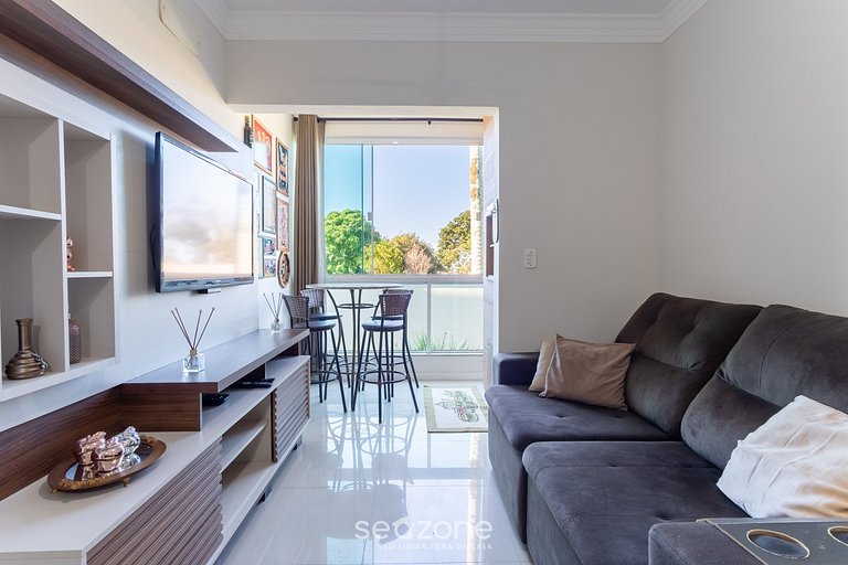 Apto 2 Quartos c/ Ar a 270m da Praia GPS0102