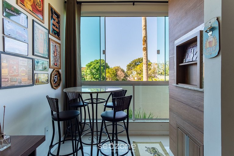 Apto 2 Quartos c/ Ar a 270m da Praia GPS0102