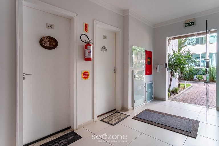 Apto 2 Quartos c/ Ar a 270m da Praia GPS0102