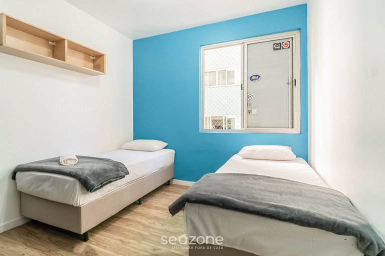 Apto completo em Floripa, a 50m da praia - PAD0103