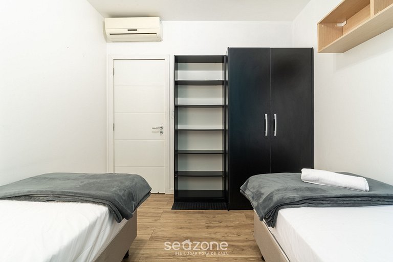 Apto completo em Floripa, a 50m da praia - PAD0103