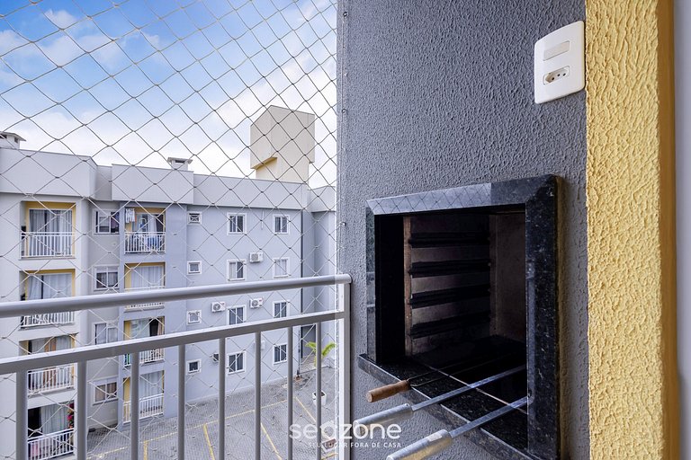 Apto 2Q c/ Churrasqueira a 600m da Praia RAG0406