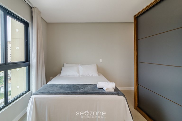 Apto 2Q com vista p/ o mar prox. da praia RTS0903