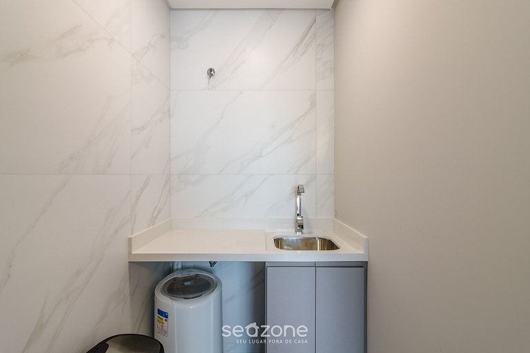 Apto 2Q com vista p/ o mar prox. da praia RTS0903