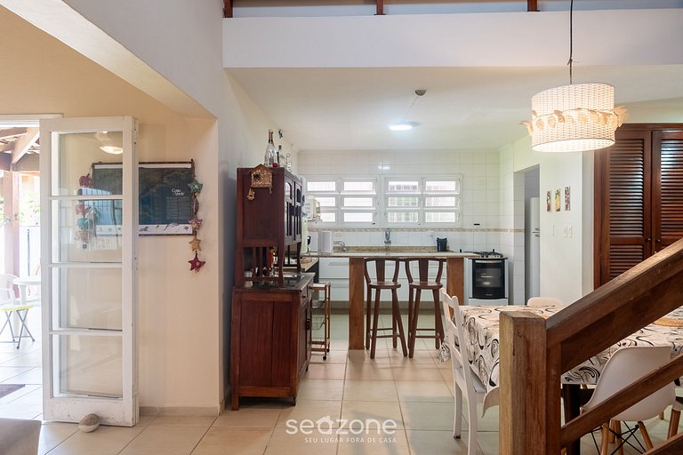 Casa c/ Churrasq. 350m da Praia RUL0035