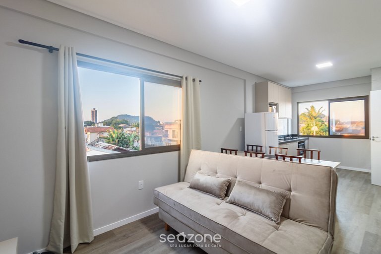 Apto 2Q c/ churrasq. próx da praia CTD0302