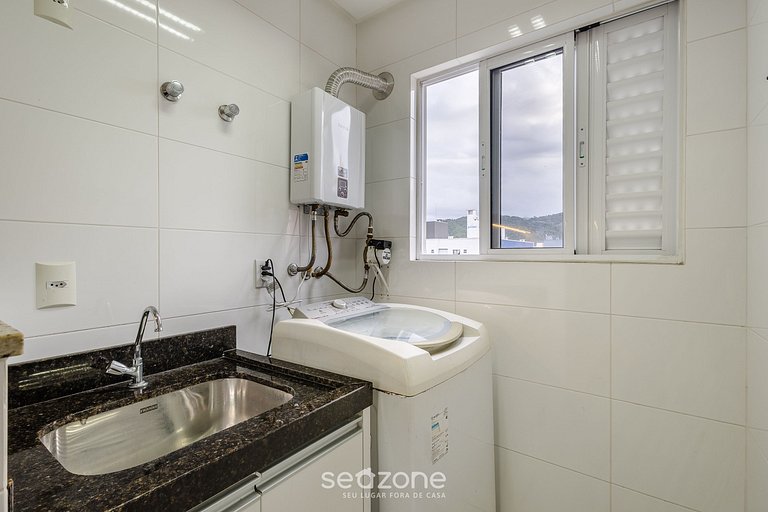 Apto 2Q Churrasq. Garagem 550m da Praia ZUC0703