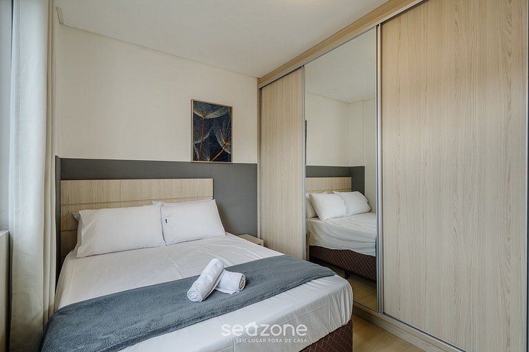 Apto 2Q Churrasq. Garagem 550m da Praia ZUC0703