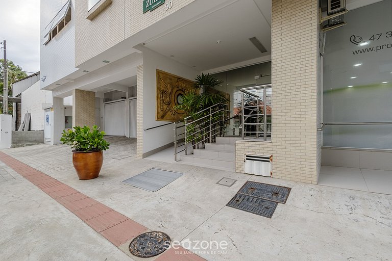 Apto 2Q Churrasq. Garagem 550m da Praia ZUC0703