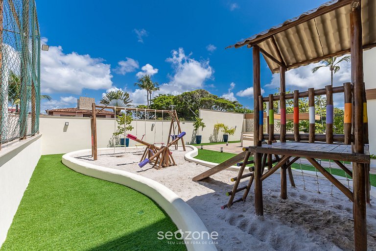 Apt en Cond. con piscina a pasos del mar PET0209