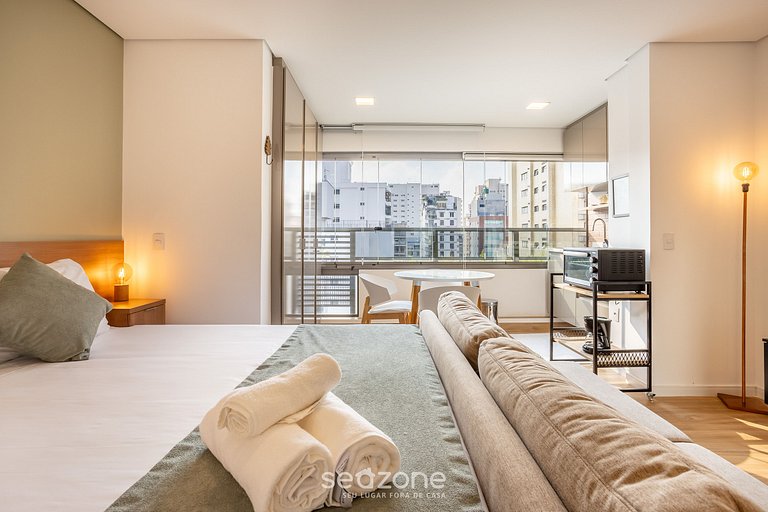 Studio moderno com vista para a cidade - DSG1301