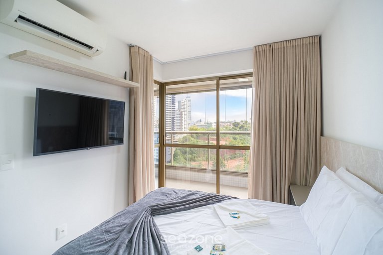 Apto frente al mar con terraza en Ondina - BCA1804