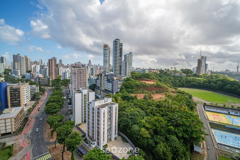 Apto frente al mar con terraza en Ondina - BCA1804