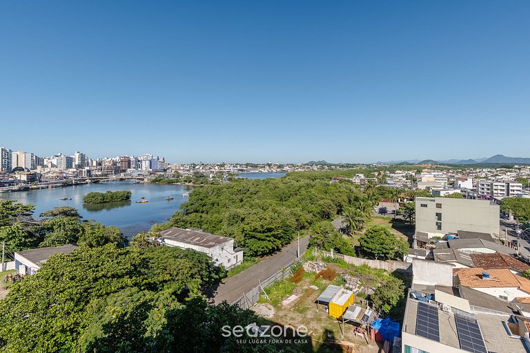 Apto em Muquiçaba com vista para a Prainha EPM0803