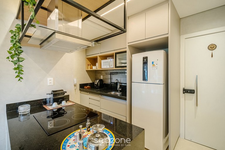 Apto frente al mar, vista al mar y piscina BCA0211