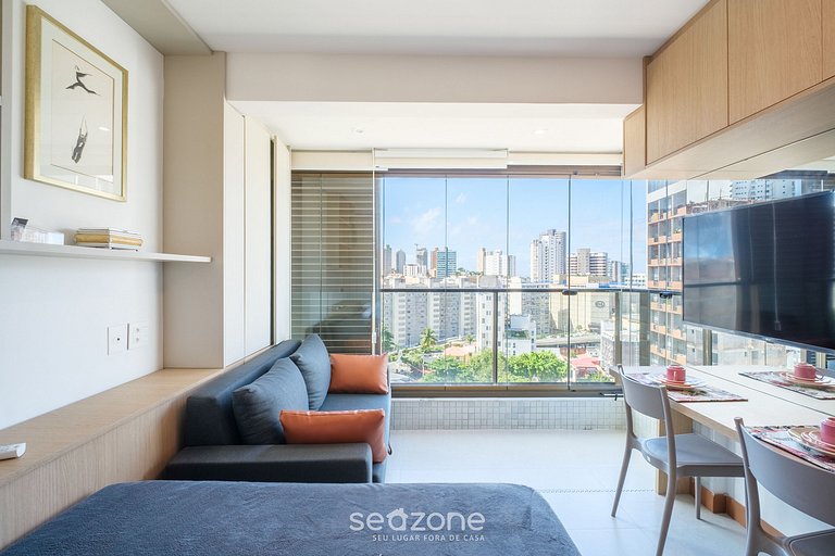 Apto c/ vista espectacular a 500m del Mar ZNB1304