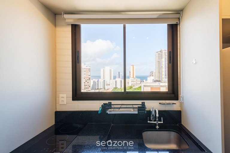Moderno c/ vista espetacular a 500m do Mar ZNB1304