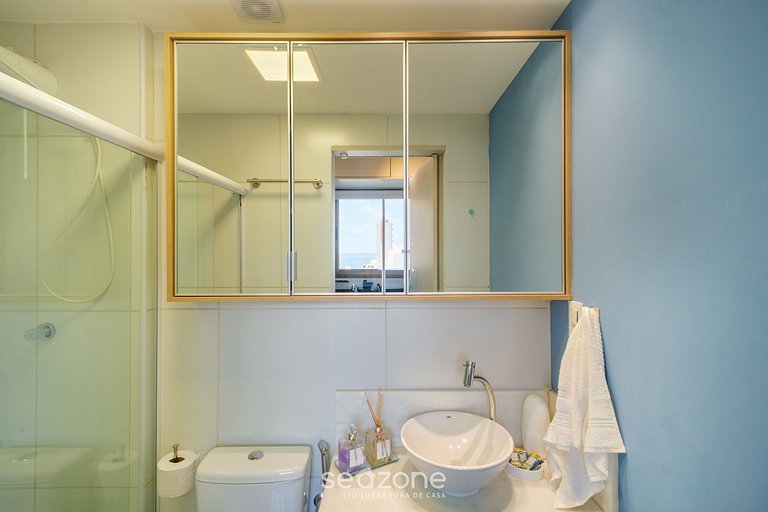 Apto c/ vista espectacular a 500m del Mar ZNB1304