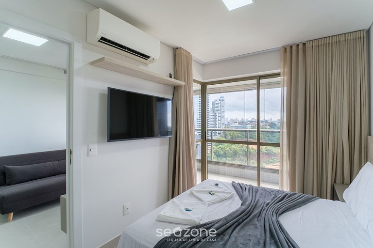 Apto frente al mar en Ondina, con balcón - BCA2004