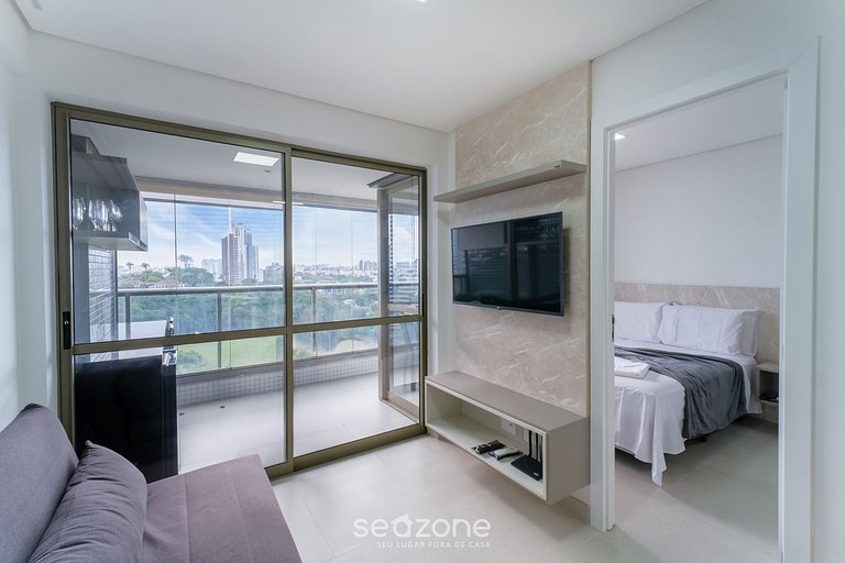 Apto frente al mar en Ondina, con balcón - BCA2004