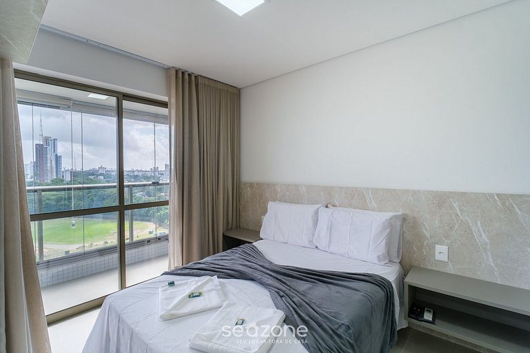 Apto frente al mar en Ondina, con balcón - BCA2004