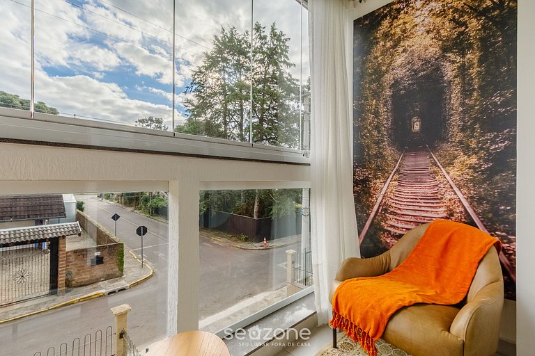 Apto aconchegante temático em Canela | DAL221