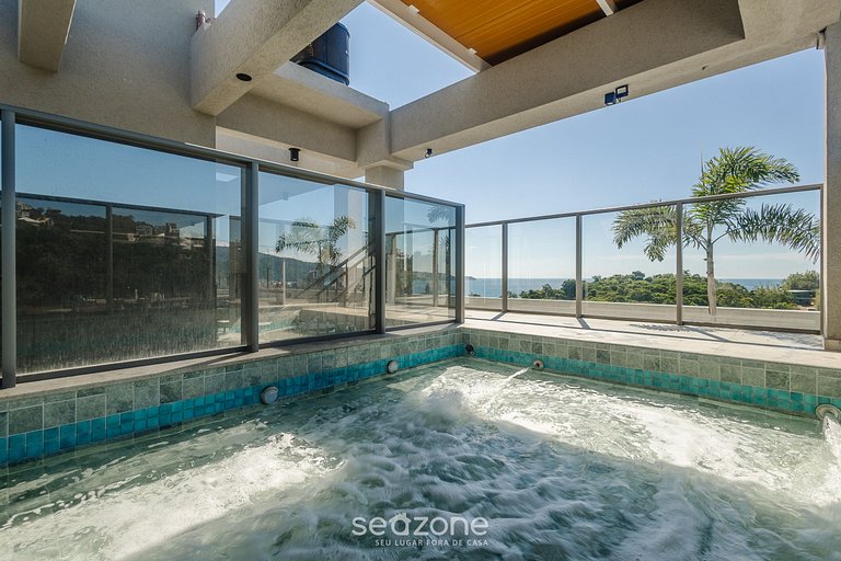 Apto c/ piscina, acad e jacuzzi 500m praia ELF0402