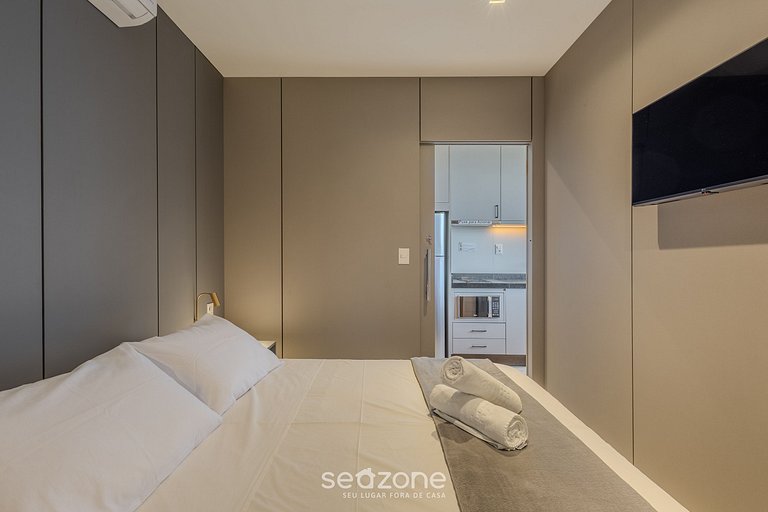 Estudio c/ piscina a 500m do Mar - ELF0304