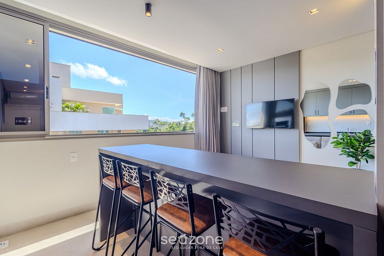 Estudio c/ piscina a 500m do Mar - ELF0304