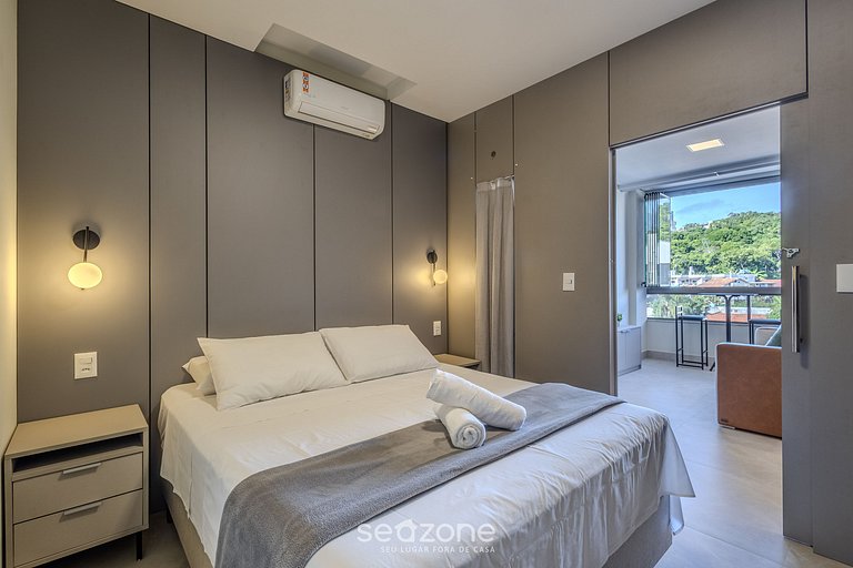 1Q 500m da praia c/ churrasq e piscinas - ELF0411